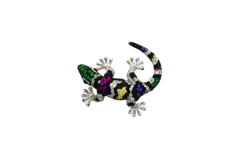 Broche salamandra grande