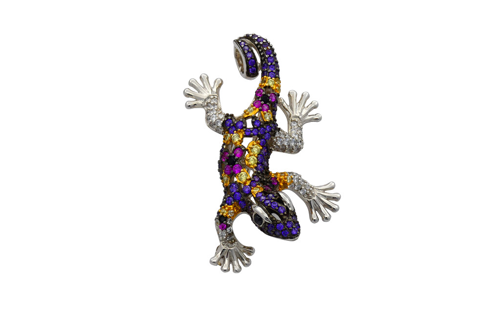 Broche salamandra pequeña