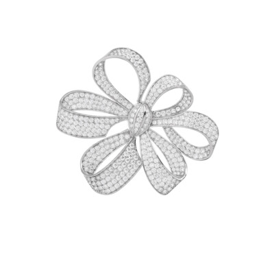 Broche lazo circonitas