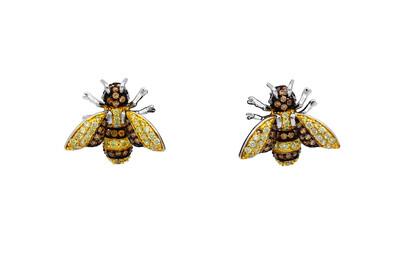 Pendientes abeja color