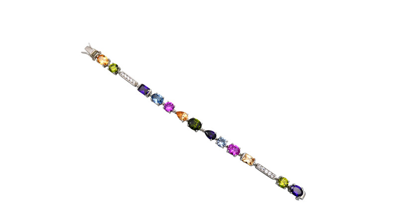 Pulsera  circonitas  multicolor
