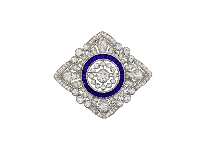 Broche ojo de perdiz