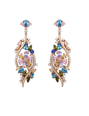Pendientes fiesta multicolor