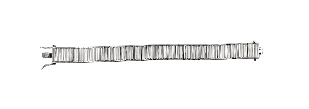 Pulsera circonitas talla baguette