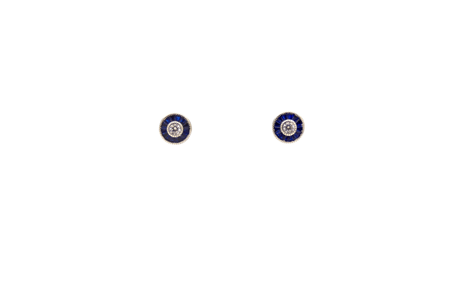 Pendientes ojo de perdiz redondos pequeños