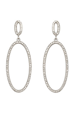 Pendientes largo con circonitas