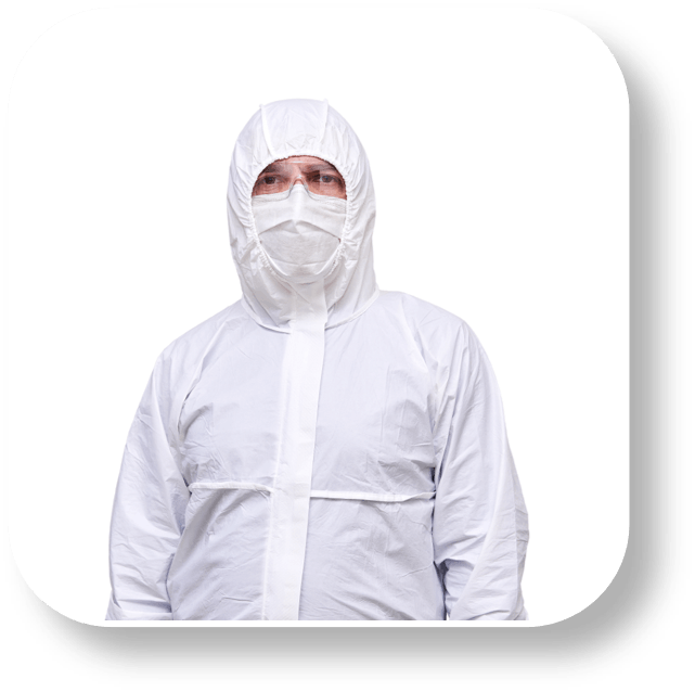 Disposable Protective Coverall with Hood