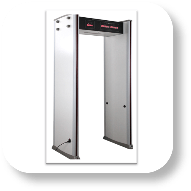 Walk Through Security Gate with Temperature Check