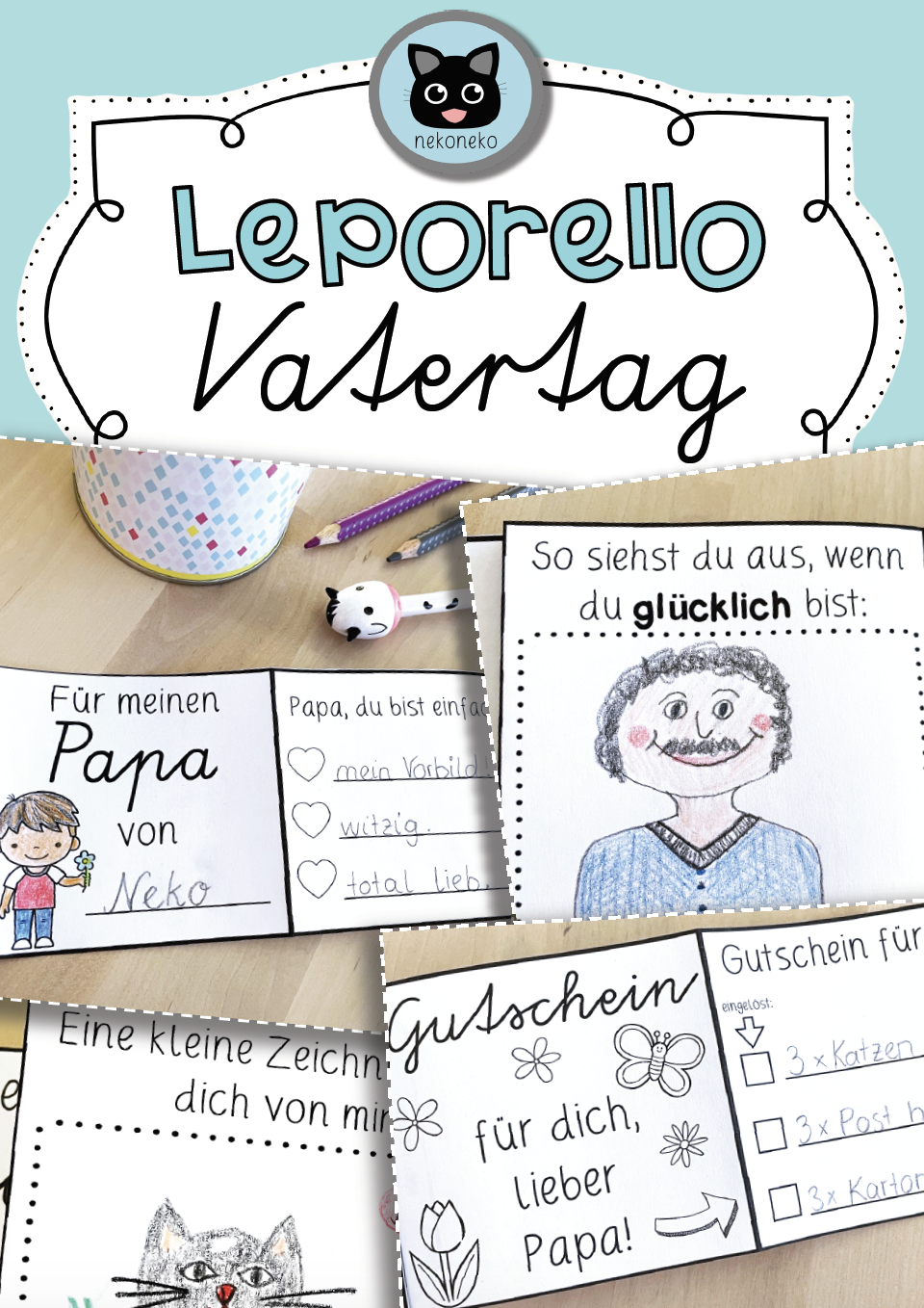 Leporello zum Vatertag