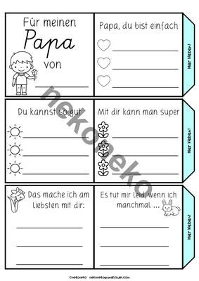 Leporello zum Vatertag