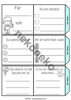 Für dich! Leporello als Freundschafts-Geschenk