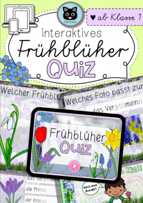 Interaktives Quiz | Frühblüher | ab Klasse 1