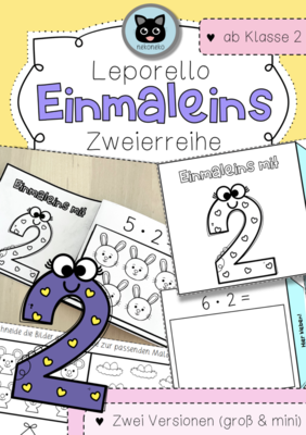 SPARPAKET | Leporellos Malreihen | Einmaleins