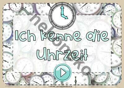 Uhrzeit | Interaktive PDF | analog &amp; digital ab Klasse 1