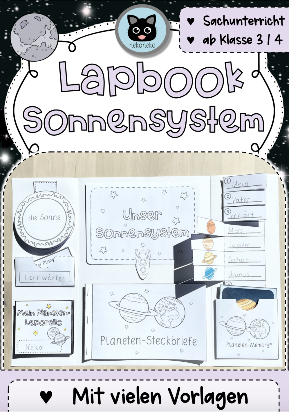 Lapbook | Planeten und Sonnensystem