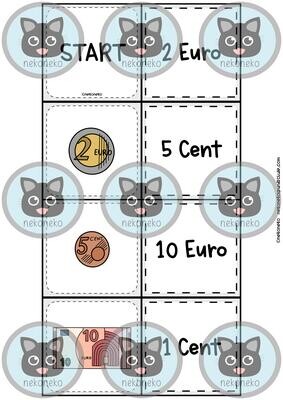 DOMINO | Geld | Euro &amp; Cent | dreifach differenziert
