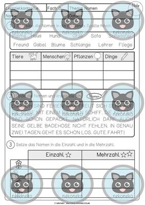 Lernzielkontrolle | NOMEN | + editierbare Version