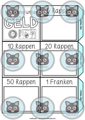 Leporello | Unser Geld | Franken &amp; Rappen | ab Klasse 1