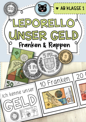 Leporello | Unser Geld | Franken & Rappen | ab Klasse 1