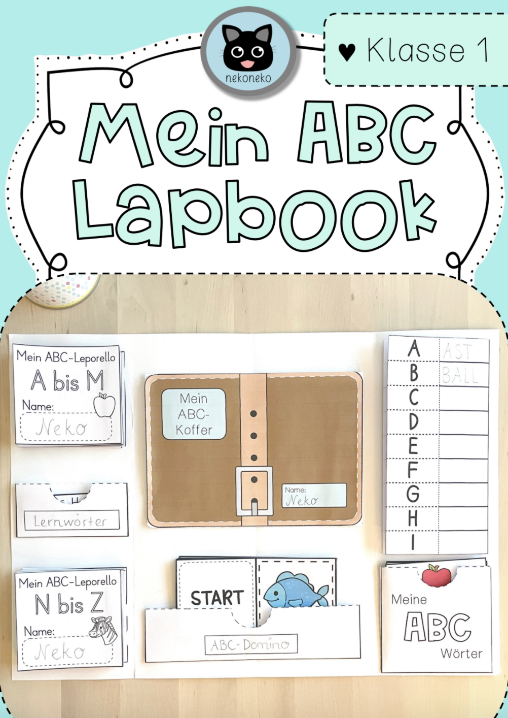 Mein ABC Lapbook | Buchstabeneinführung ab Klasse 1
