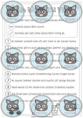 Ein Wort zu viel | Lesen, lachen, schreiben | SOMMER