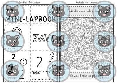 SPARPAKET Mini-Lapbooks von 0-9 | Zifferneinführung