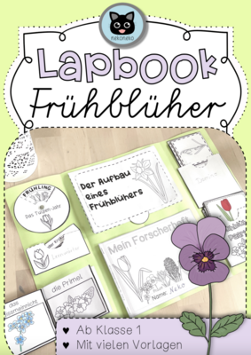 Lapbook | Frühblüher | Sachunterricht ab Klasse 1