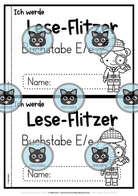 SPARPAKET | Lese-Flitzer von A - Z | Lesetempo-Training | Druckschrift
