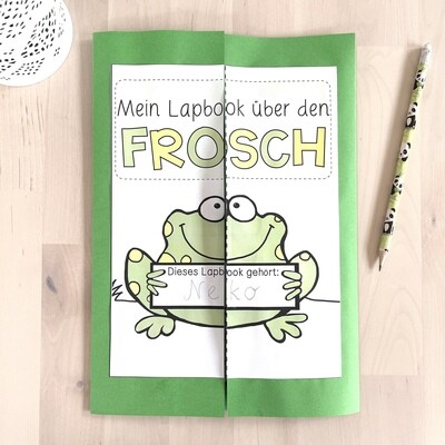 Lapbook | der Frosch | Sachunterricht ab Klasse 1