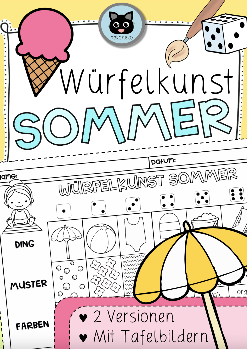 Würfelkunst | Sommer & Sommerferien