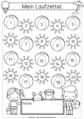 Lernwerkstatt Sommer | 1. Klasse | Deutsch, Mathe, Kunst