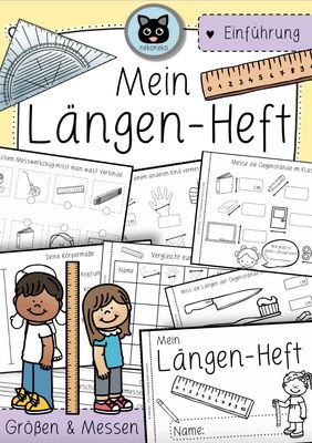 Miniheft Längen | Messen mit Größen &amp; Körpermaßen