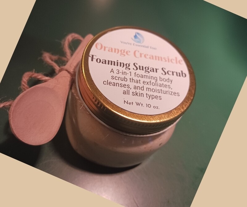 Orange Creamsicle Foaming Sugar Scrub