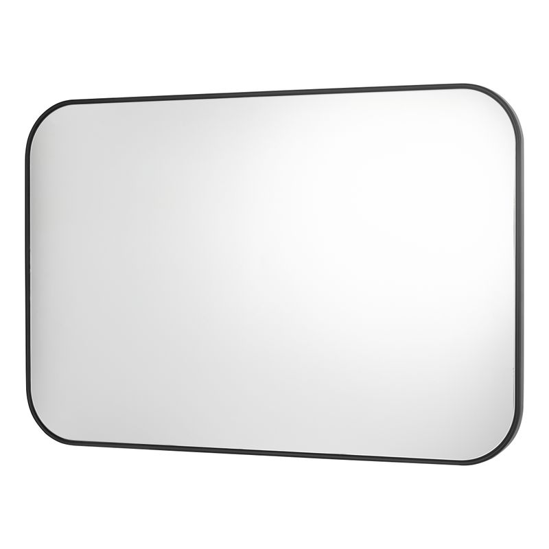 Firuz Rectangle Mirror – Thin Matt Black Frame (60 x 90cm)