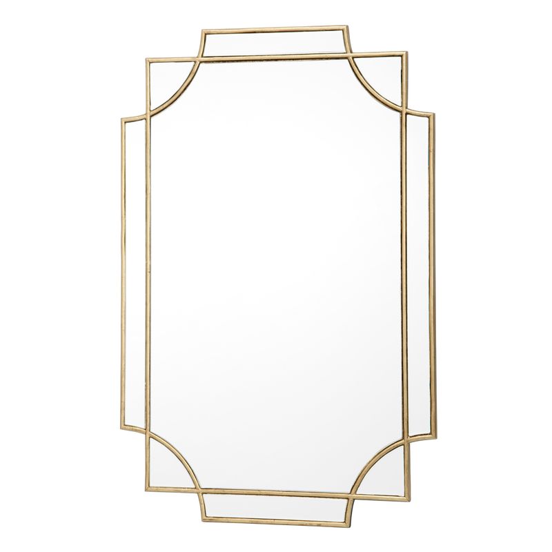 Guapo Rectangle Mirror – Gold Detail Frame (90x60cm) Guapo Rectangle Mirror – Gold Detail Frame (90x60cm)