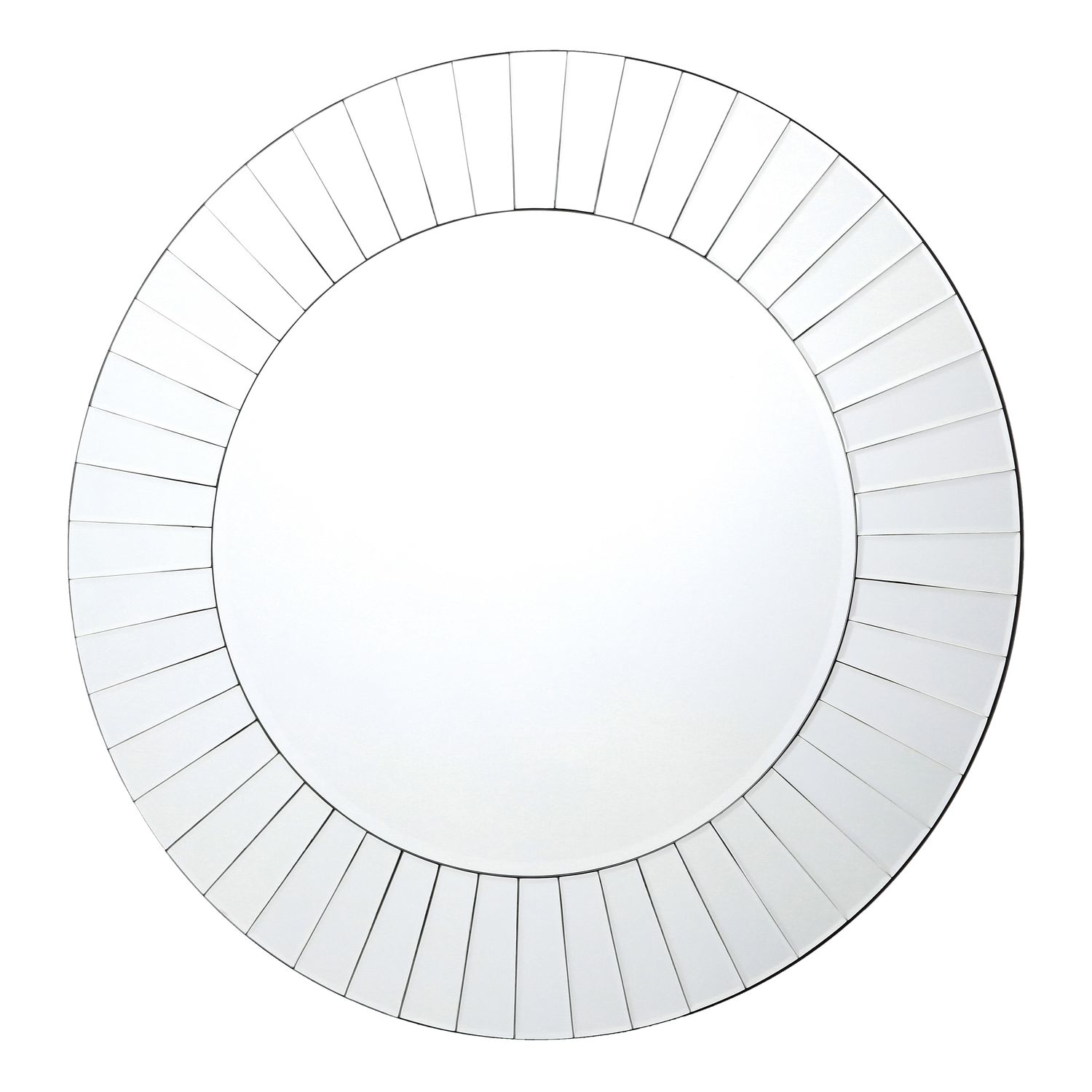 ​Lahaina Round Mirror – Sundial Bevelled Edge (80cm)
