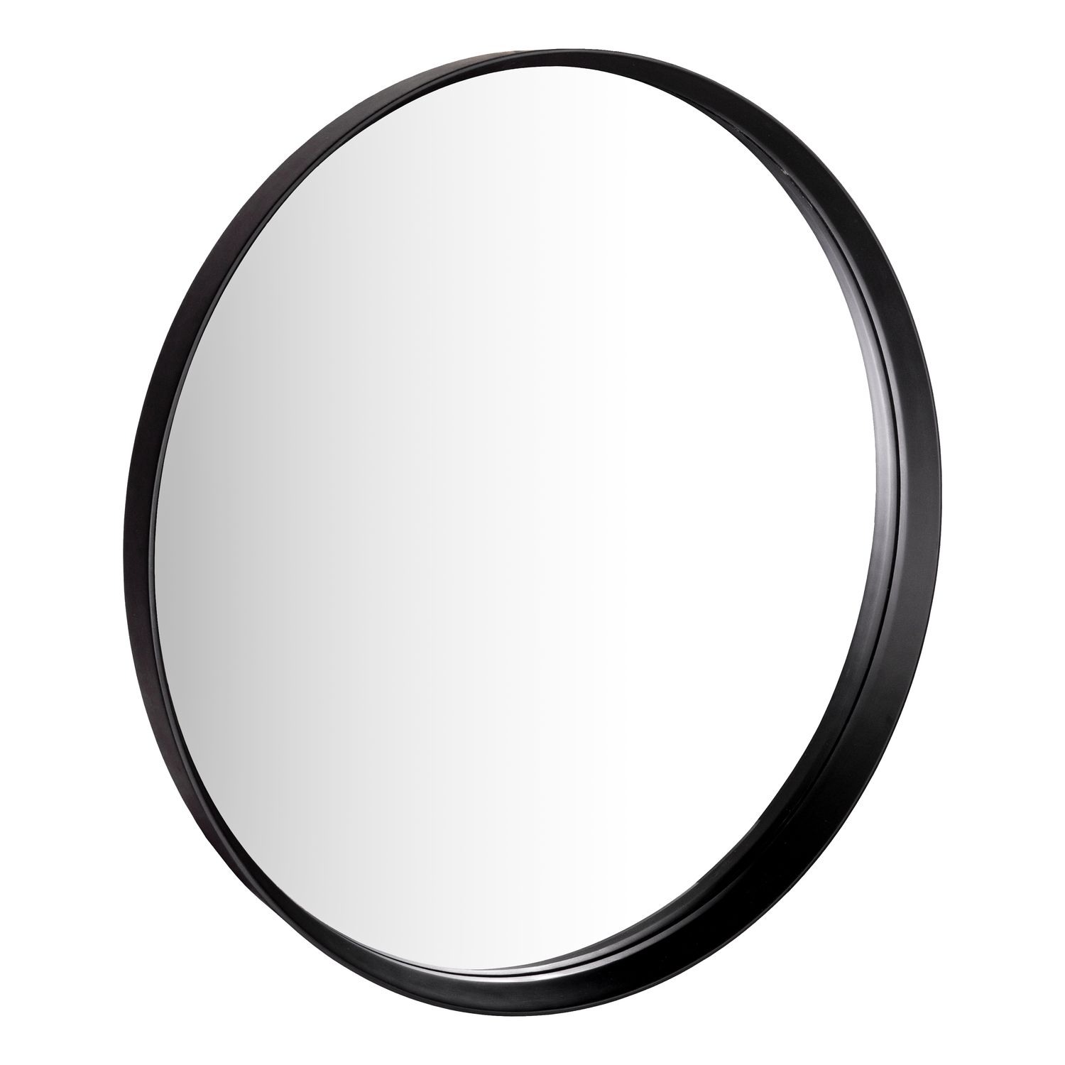 ​Orana Round Mirror – Matt Black Frame (74cm)