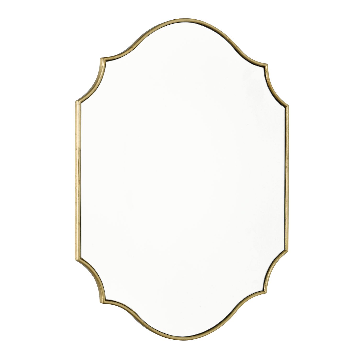 ​Ruggiero Rectangle Mirror – Gold Foil Detail (70x50cm)