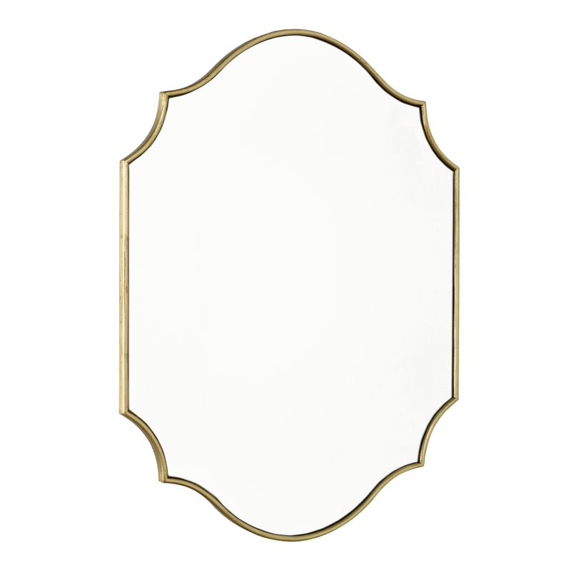 ​Ruggiero Rectangle Mirror – Gold Foil Detail (70x50cm)
