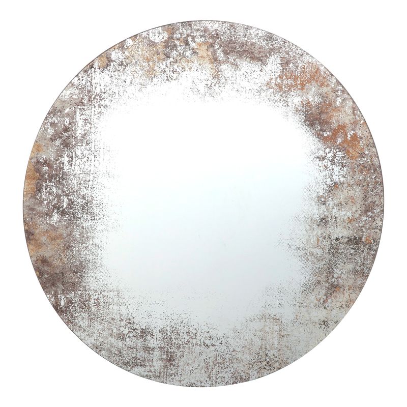 Vixen Round Mirror – Distressed Foxed Detail (80cm) Vixen Round Mirror – Distressed Foxed Detail (80cm)