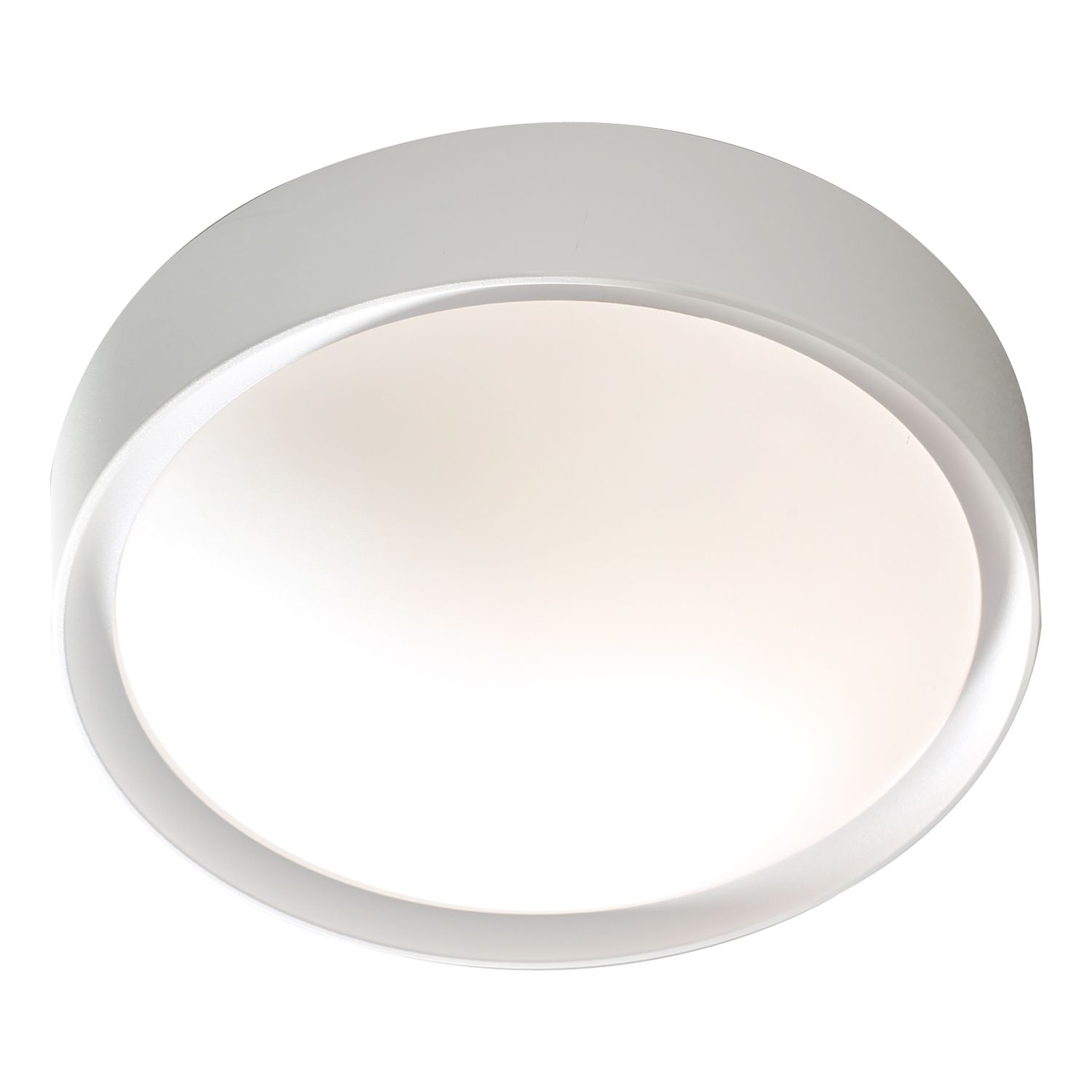 Beta Flush Bathroom Light – Cream & Opal Glass IP44