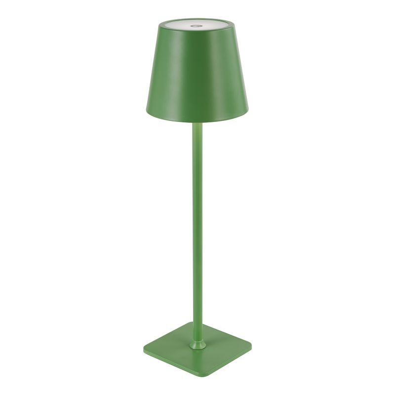 Derrick Rechargeable Outdoor Table Lamp – Satin Green IP54