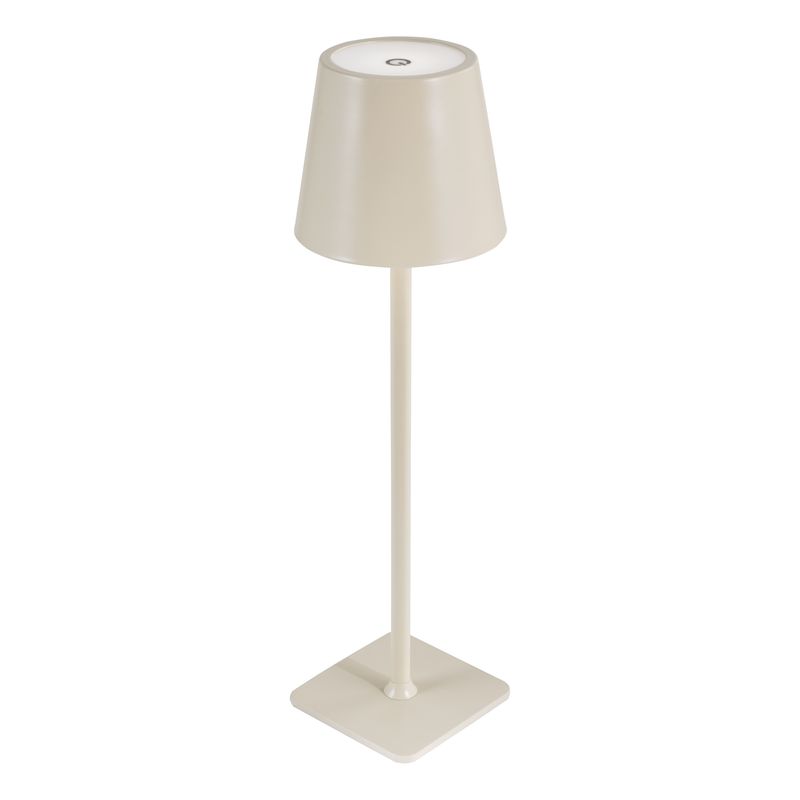 Derrick Rechargeable Outdoor Table Lamp – Satin Grey IP54