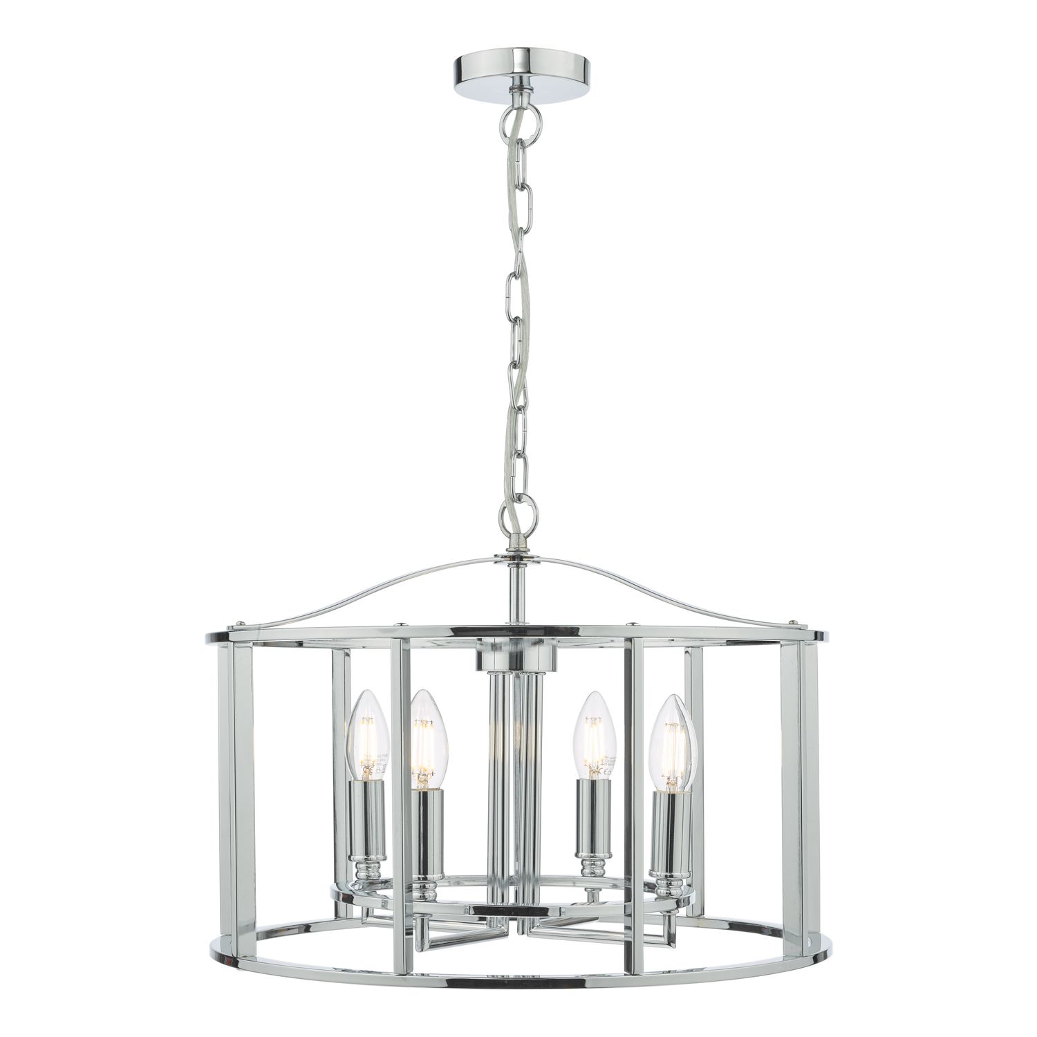 Myka 4 Light Pendant Polished Chrome