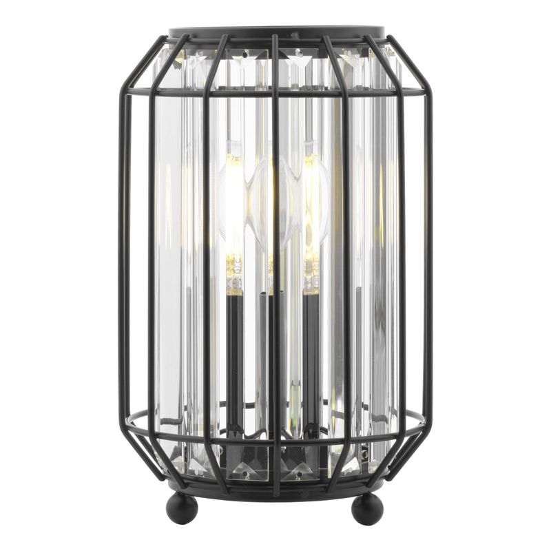Naeva Table Lamp – Matt Black & Crystal Naeva Table Lamp – Matt Black & Crystal