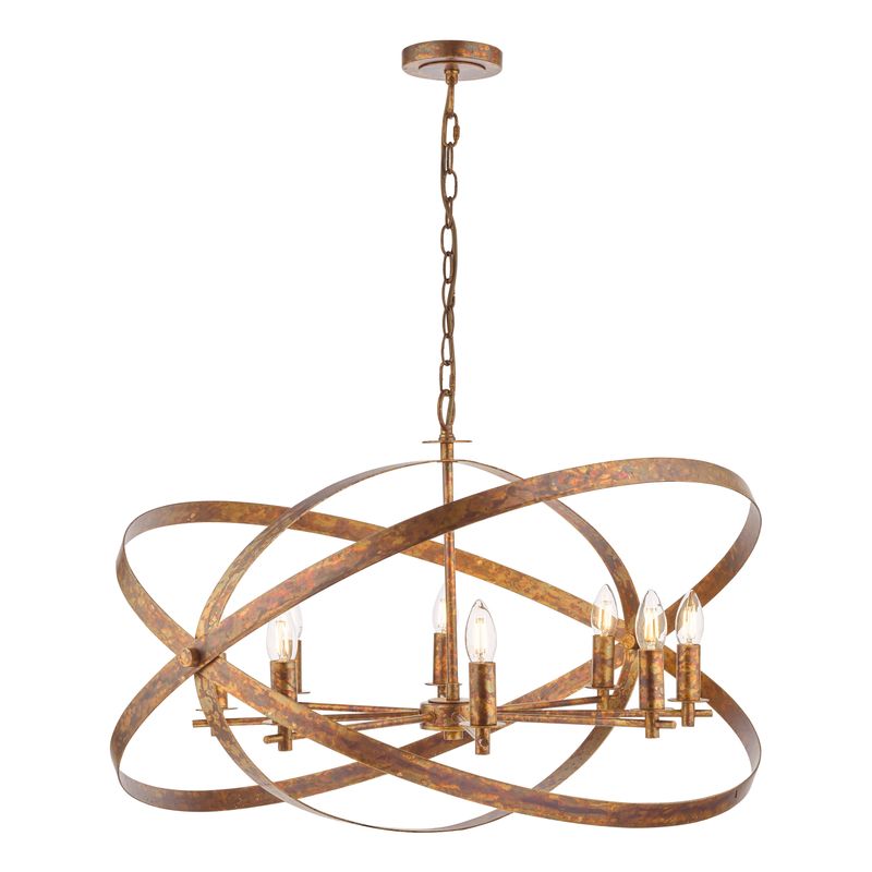 Nitya 8 Light Pendant Mottled Copper Nitya 8 Light Pendant Mottled Copper