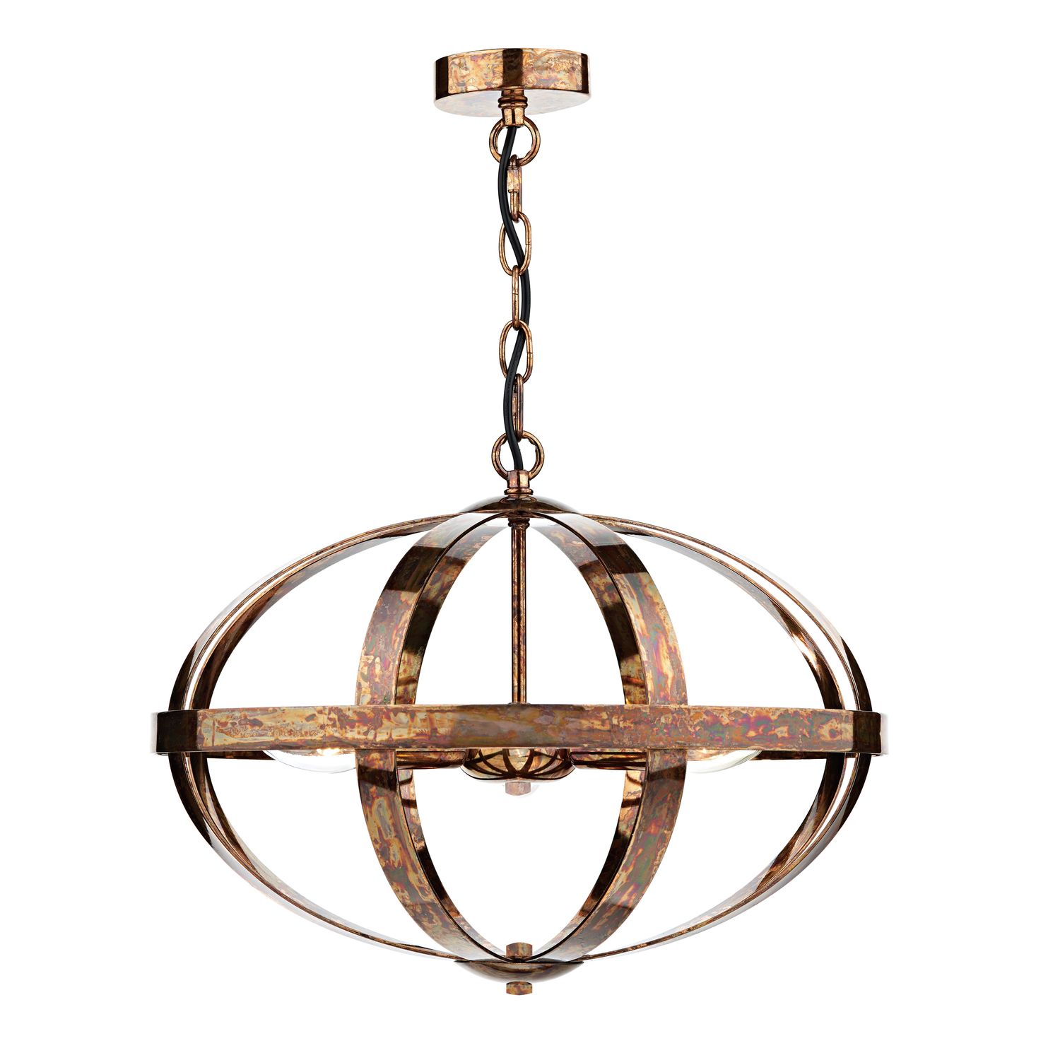 Aged Copper Pendant Light – SYM0364 | Modern Industrial Statement Piece