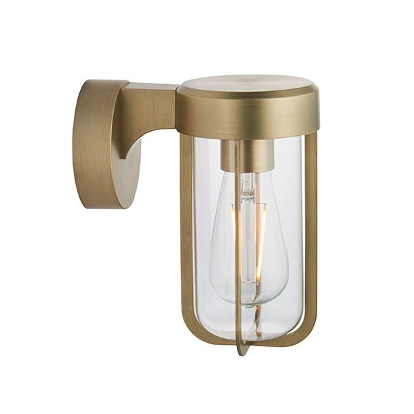 Wentworth Nautical-Inspired Brushed Gold Wall Light – IP44 Rated