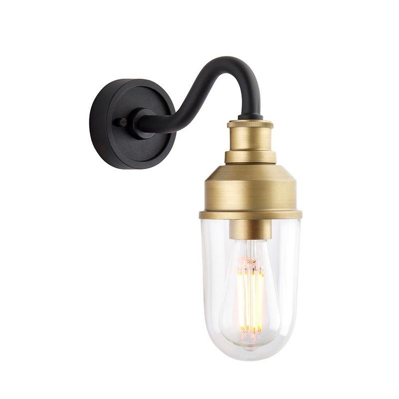Ascot Dual-Finish Wall Light – Matt Black & Brushed Gold Elegance