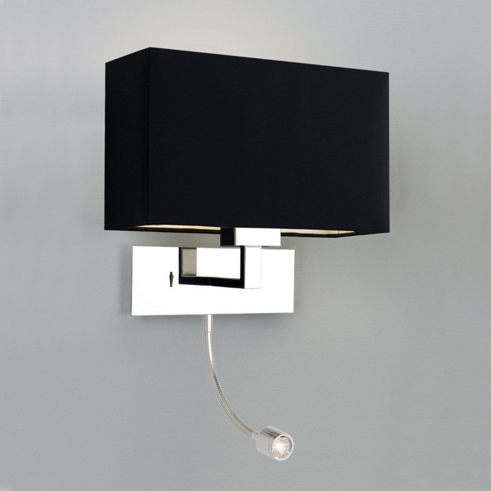 Park Lane Grande LED Reading Wall Light – Polished Chrome | Adjustable Task Lighting